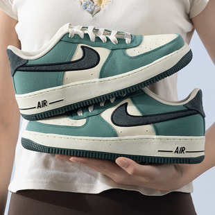 Nike耐克女鞋AIR FORCE 1 LV83 BG休闲运动鞋复古拼接板鞋FN473