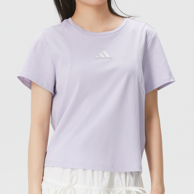 Adidas阿迪达斯女子短袖T恤26夏季新款跑步半袖健身运动服KX2758