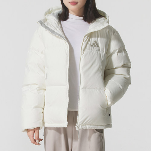 阿迪达斯女装羽绒服25冬季新款保暖运动服休闲厚外套KC5947