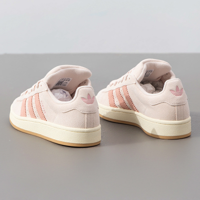 Adidas阿迪达斯三叶草女鞋粉色休闲鞋新款CAMPUS运动鞋JH5628