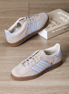 阿迪达斯（adidas）三叶草女鞋 2026春季新款运动鞋GAZELLE INDOO