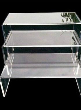 U-shaped Acrylic Display Risers Steps Acrylic Display Stand