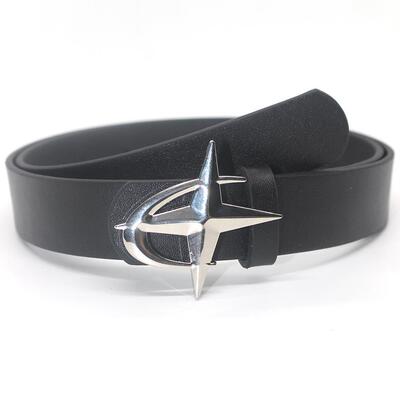 Canyue Cross Star Buckle Belt小众皮带