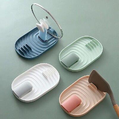 1Pcs Green/Pink/Blue Nordic Style Pot Lid Shovel Storage