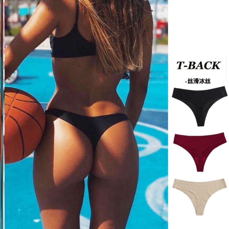 Silk Sexy Women's Thongs g string Seamless Panties Underwear