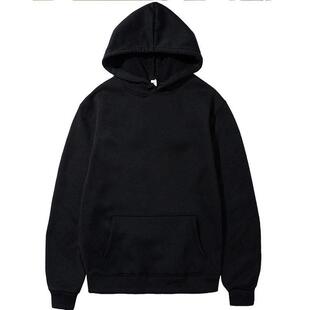 Men's Hoodies Pullover Classic Black Hoodie for Men Casu