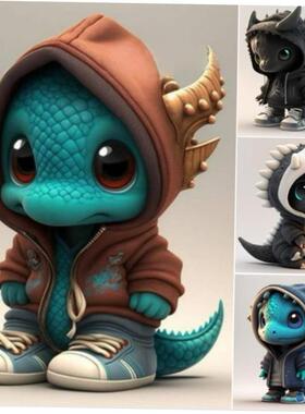 Elf Halloween elf creative display dinosaur toy props万圣节