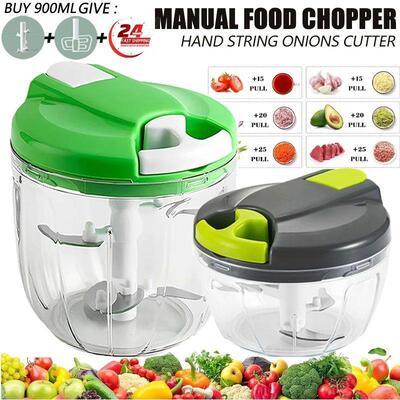 Multi Meat Mincer Garlic Chopper Onion Cutter Rotate Kitchen