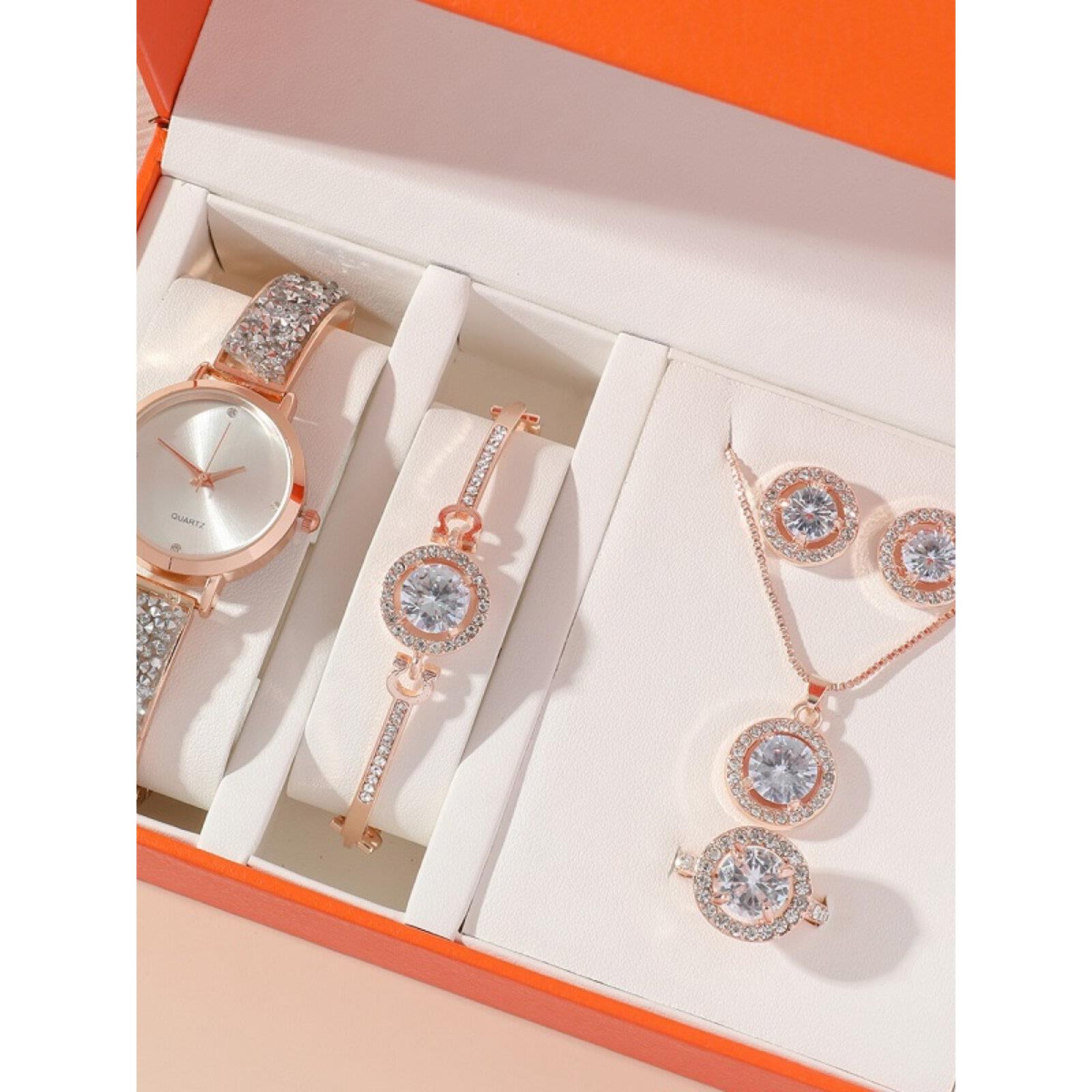 Fashion diamond women's watch bracelet necklace 手表手炼