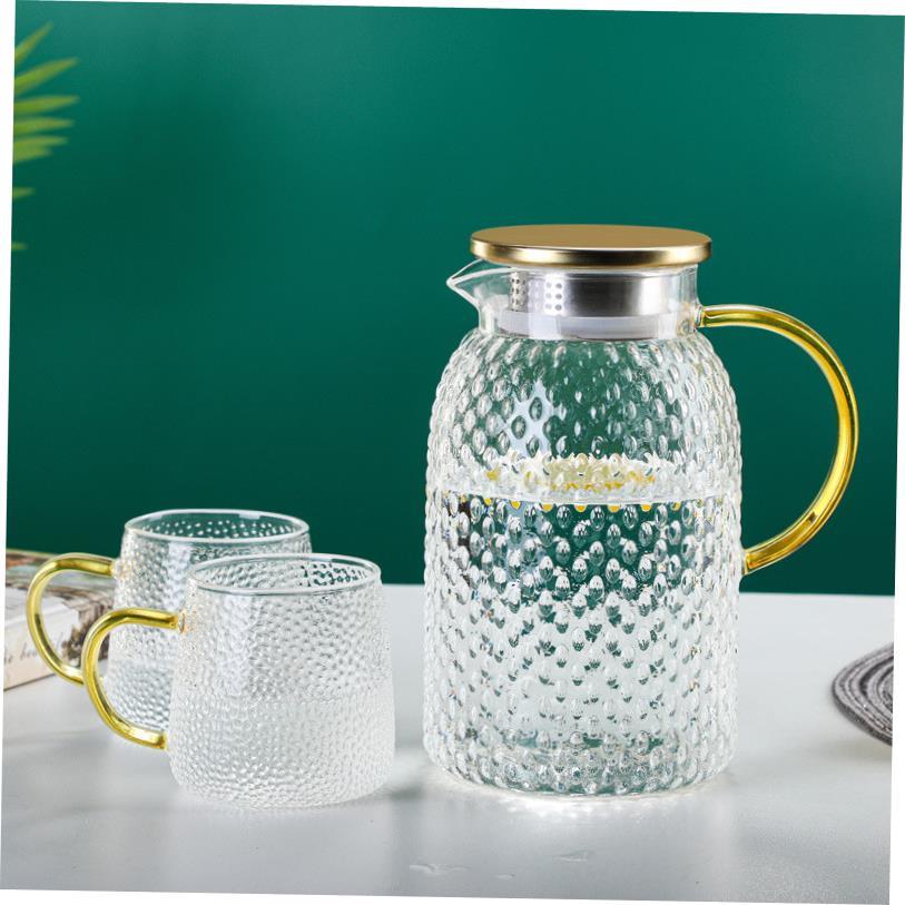Heat-resistant glass teapot juice jug large water set