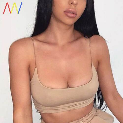 Tank clothes Female Spaghetti Women Top Camisole Crop Tops