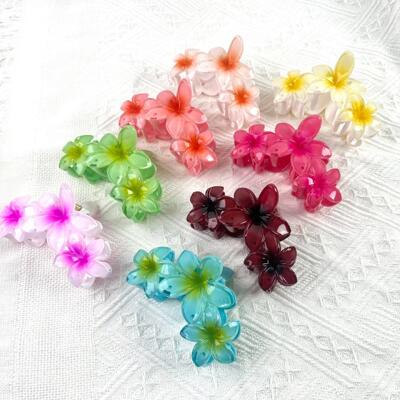 Fashion Flower Claw Clip Back Head Hair Clip Summer Shark Cl