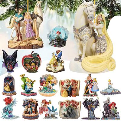 Christmas Pendant Xmas Tree Decoration Princess Flat Cartoon