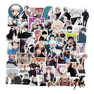 50 Pcs Jujutsu Kaisen Anime Stickers Gojo Satoru Sticker