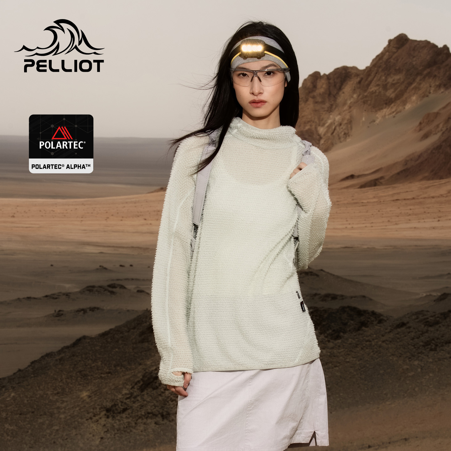 伯希和户外PolartecAlpha抓绒衣