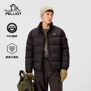 伯希和800蓬羽绒服男秋冬女户外保暖防风轻薄鹅绒面包服情侣外套