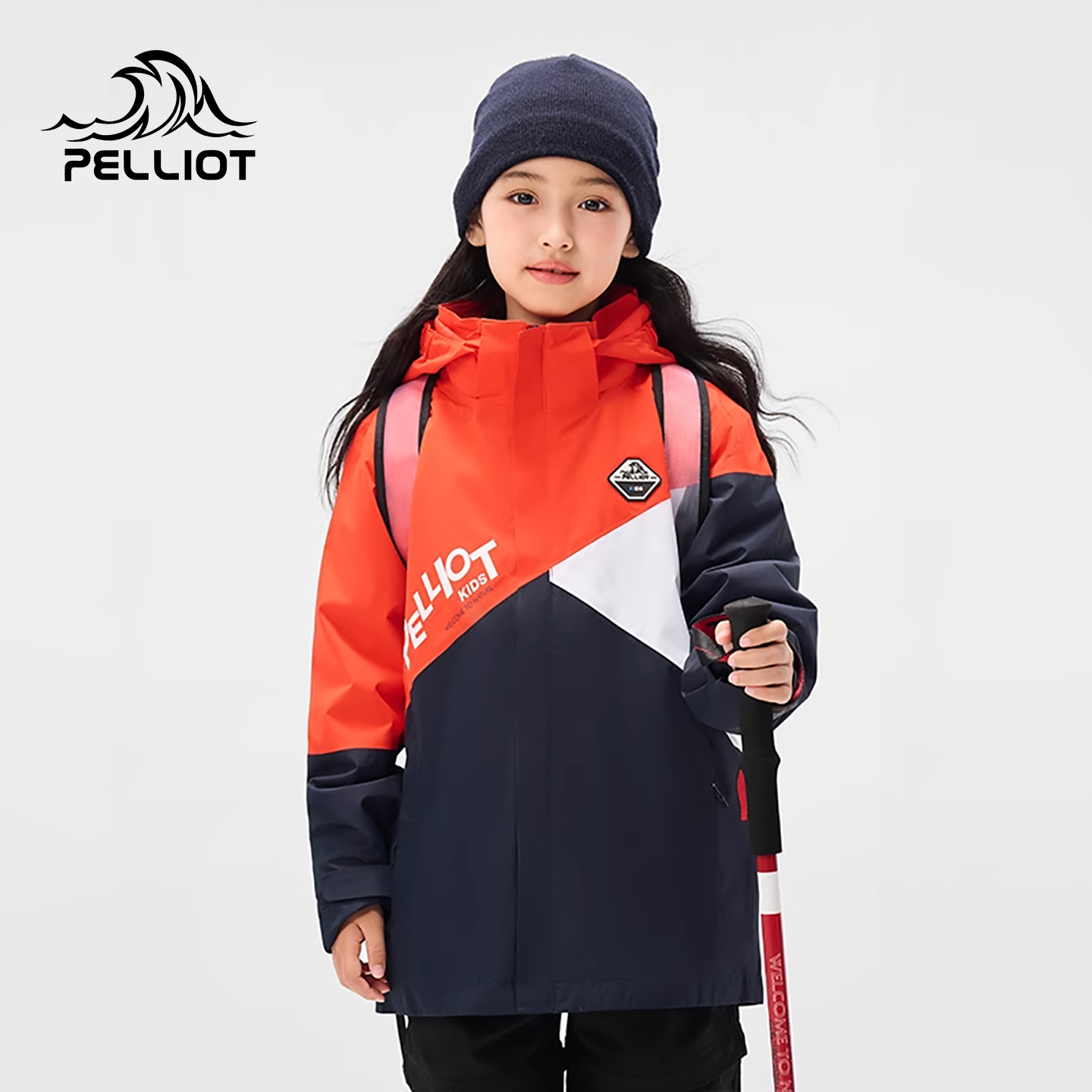 伯希和户外男女儿童保暖冲锋衣