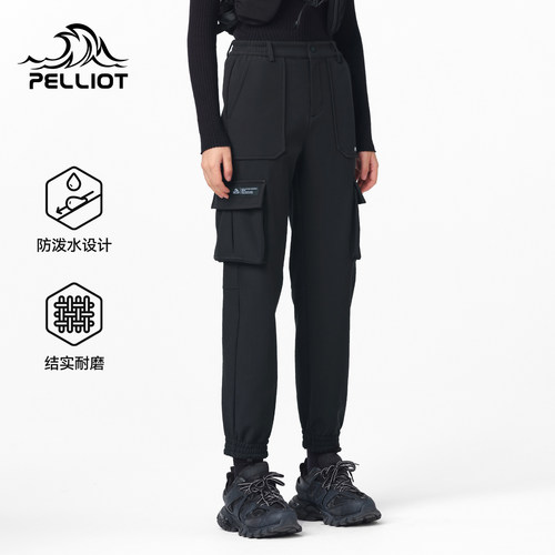 伯希和户外软壳裤女新款工装裤