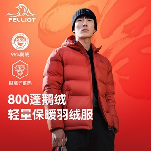 2.0羽绒服女冬季 伯希和经典 户外800蓬鹅绒轻薄外套男 蛇年限定