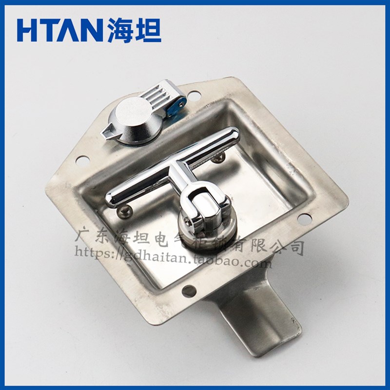 速发857不锈钢面板锁工具箱转舌工业柜锁重工程货车特种车辆房车