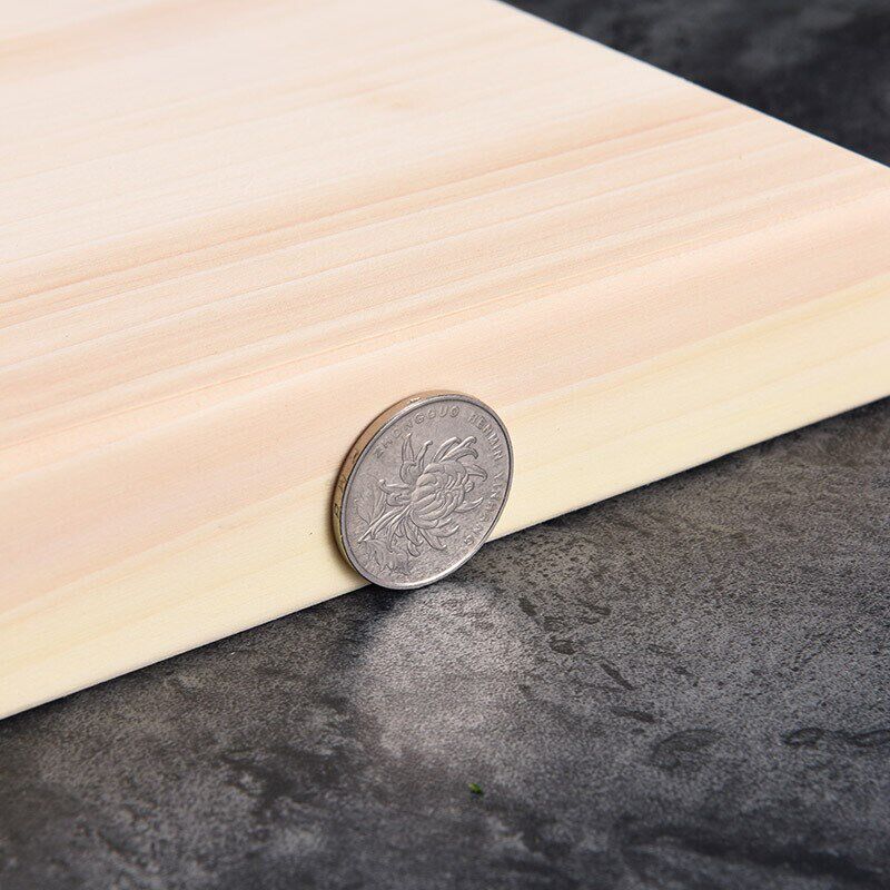 速发银杏木切菜板家用实木白案树果板长方整擀面板形木占