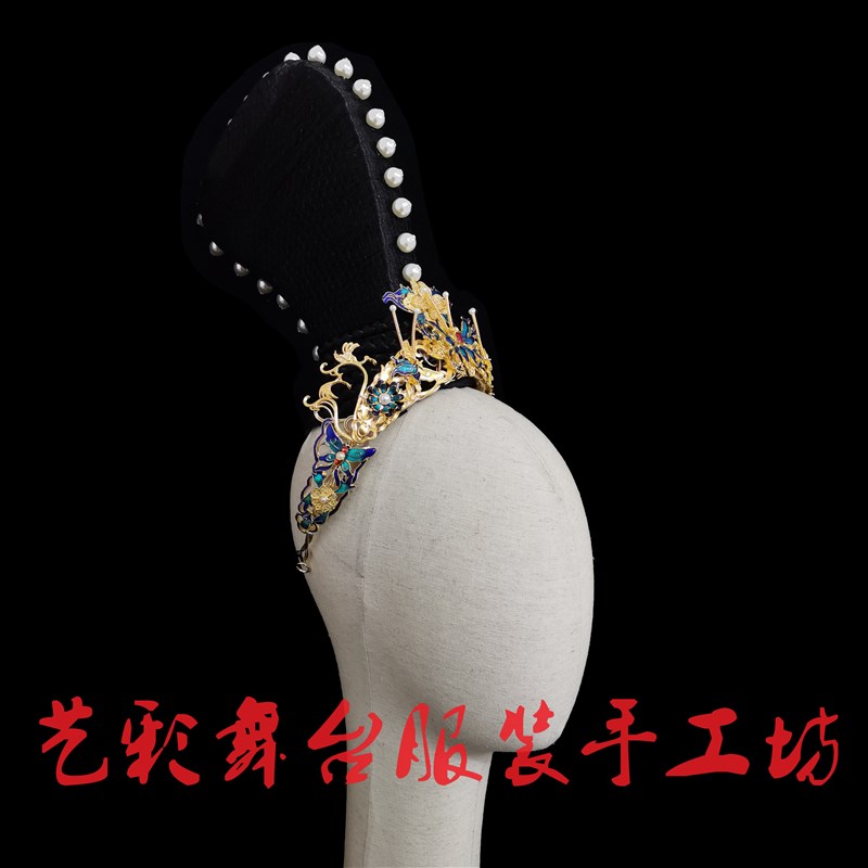 速发丝路升莲舞蹈升饰丝路升莲头饰北京舞蹈大赛头莲敦煌舞飞天舞