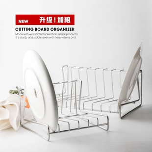 速发锈4不0架厨房盘子碗钢沥水架放碟子收纳架滤水架台面置物架