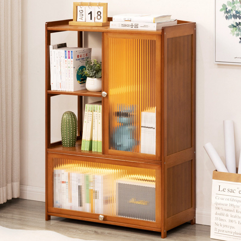 速发简易书架书柜柜地隔断置物架实桌木多层竹面宿舍儿童学生组合,住宅家具,儿童书柜,淘宝优惠券,粉丝福利购,淘宝优惠卷