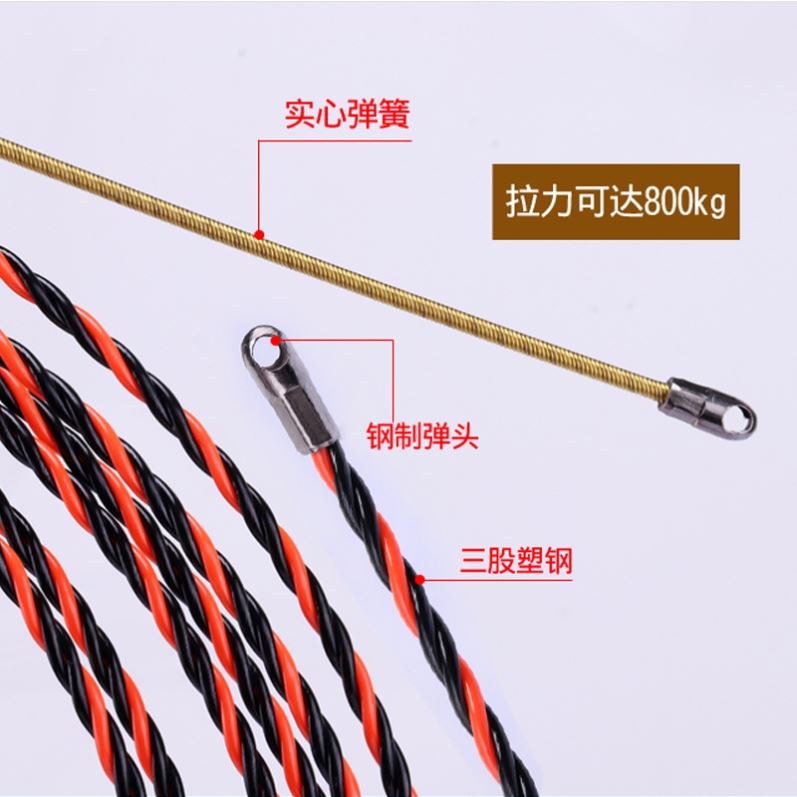 速发穿管器器用管道电缆线线管串线。电线小型电工穿线神家拉穿器
