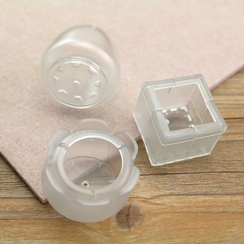 速发防滑桌套藤椅硅胶套明子塑料底部餐桌脚垫腿角垫片透桌茶几耐