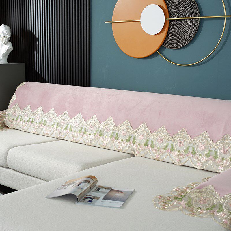 速发7WLO轻发欧式蕾丝沙发巾沙发扶手巾布艺沙奢罩沙发后背巾四季