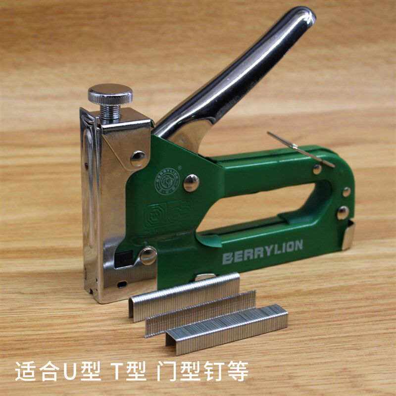 速发手动射钉枪三用码钉枪气钉打钉枪U型钉抢器油画钢钉枪相框马