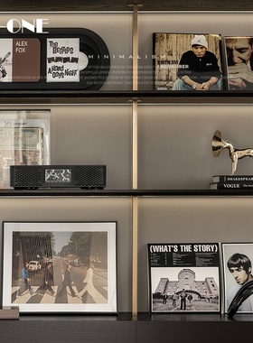 匠十三  感轻奢样板间书柜装饰品摆件办公室客厅电视柜装饰品