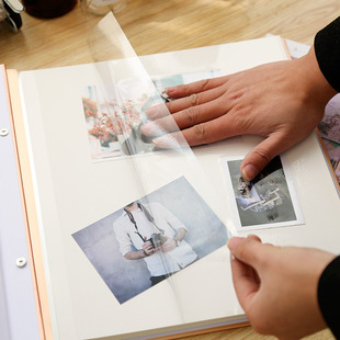 极速家庭影集容量老l大本照片相簿黑白DIY相册超大老式混装影集di