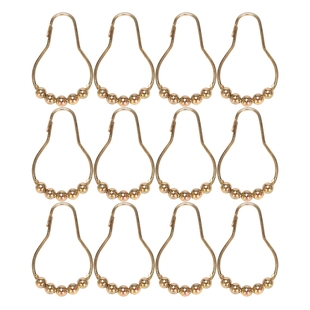 Install Shower 极速Easy Rustproof Frictionles CurGtain Hooks