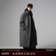 翻领羊毛混纺长款 INSOMNIA失眠者 立体剪裁落肩阔版 大衣外套风衣