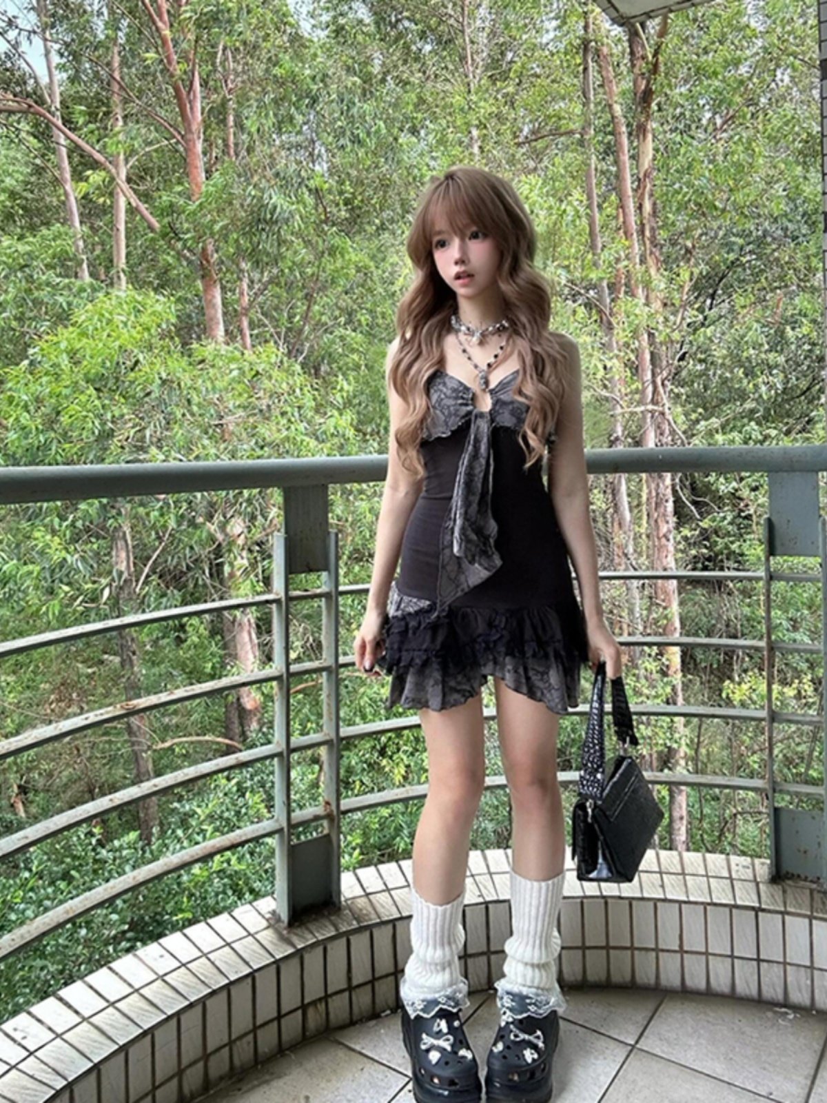 Y2K American Retro Lace Cami Dress: Your Sweet & Spicy Summer Vibe - Product image 4