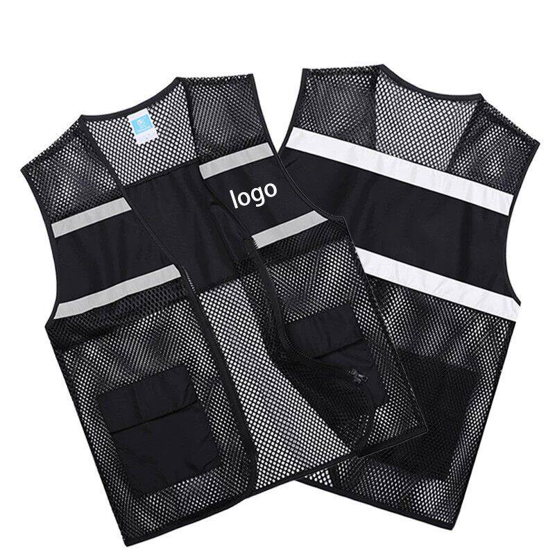 工作服马甲定制logo网状