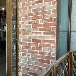 老旧红砖片青砖切片文化文化中式皮石外墙贴片仿古砖面砖新疆包邮