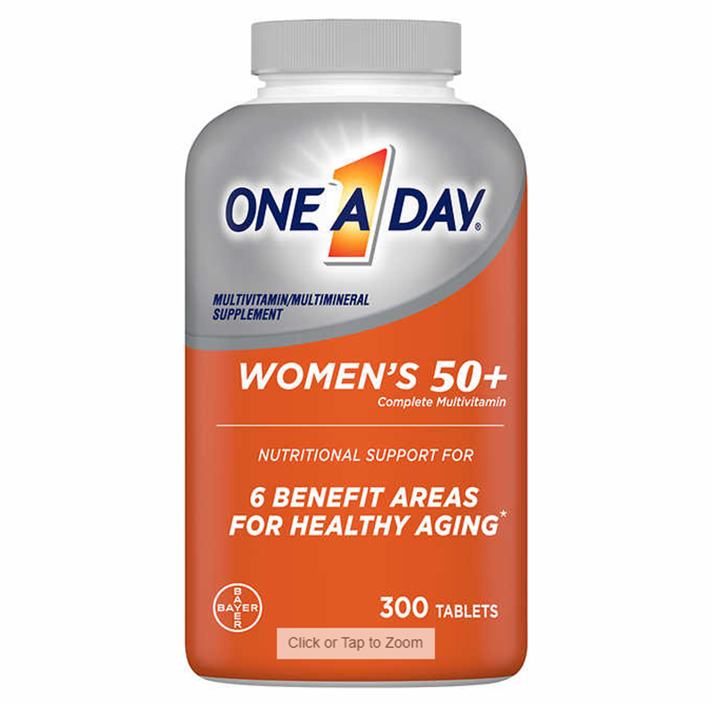 美国 拜耳One A Day银片50+中老年女性复合维生素 300粒