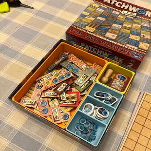 【拼布桌游收纳套装】Patchwork整理代币收拾Insert Organizer