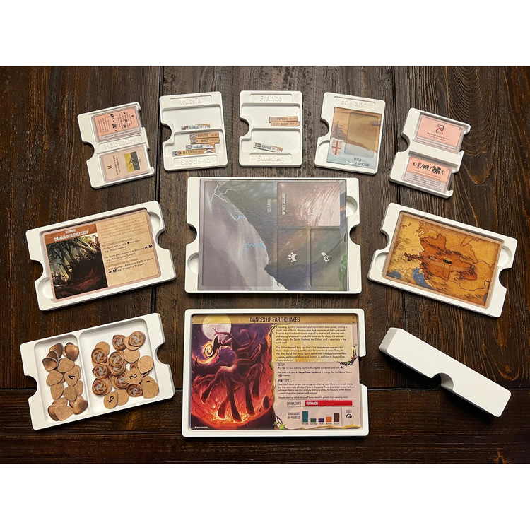 【灵迹岛+全扩收纳套装】Spirit Island支持牌套Insert Organizer