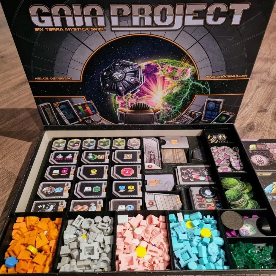 【盖亚计划+失落的舰队扩展收纳套装】Gaia Project桌游Original