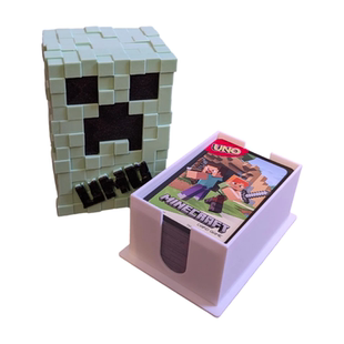 Minecraft优诺乌诺整理归类牌盒神器 世界桌游收纳套装 UNO我