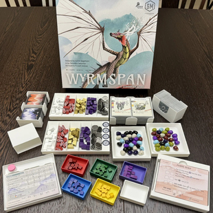 【龙翼翱翔桌游收纳套装】Wyrmspan区分类收拾token整理Original
