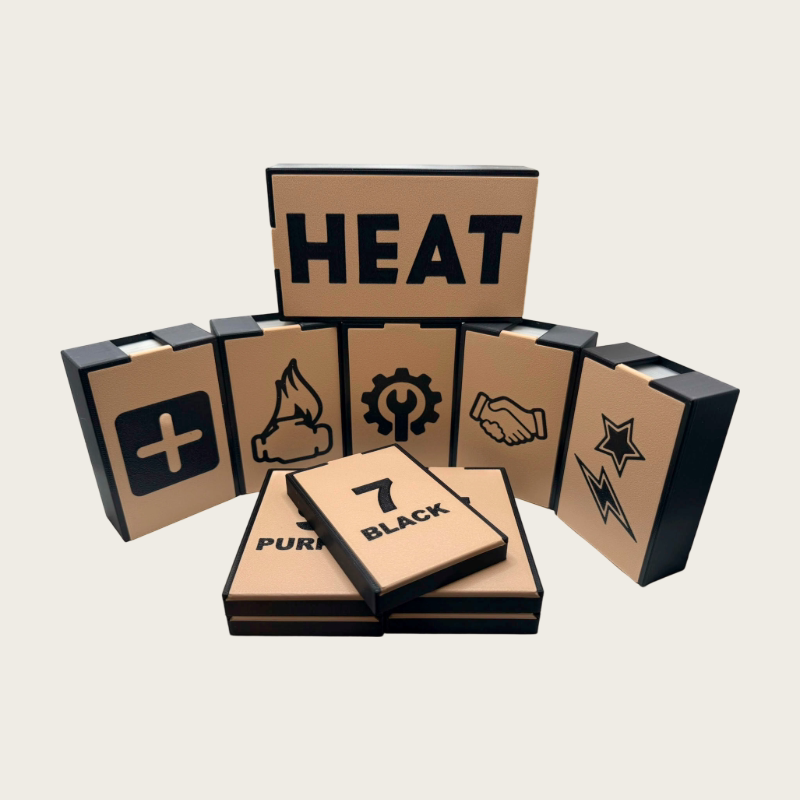 【火爆狂飙+4扩桌游收纳套装】Heat支持卡套Insert整理Organizer