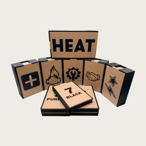 【火爆狂飙+4扩桌游收纳套装】Heat支持卡套Insert整理Organizer