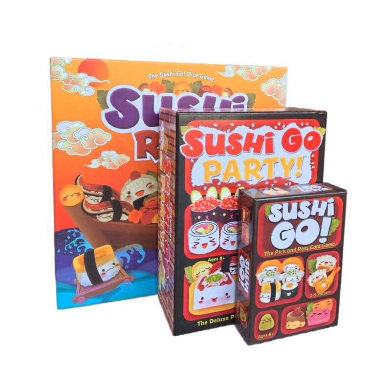 益智亲子桌游玩具寿司狗派对桌游sushi go party儿童桌面游戏卡