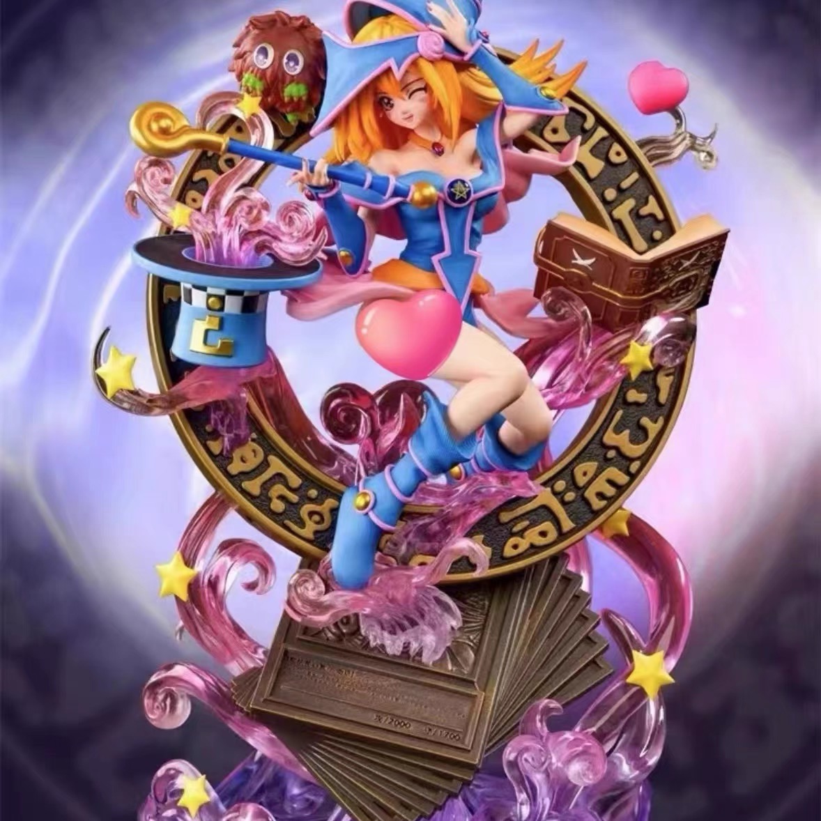 【全款现货】游戏王 怪兽之决斗 黑魔导女孩 栗子球 手办雕像