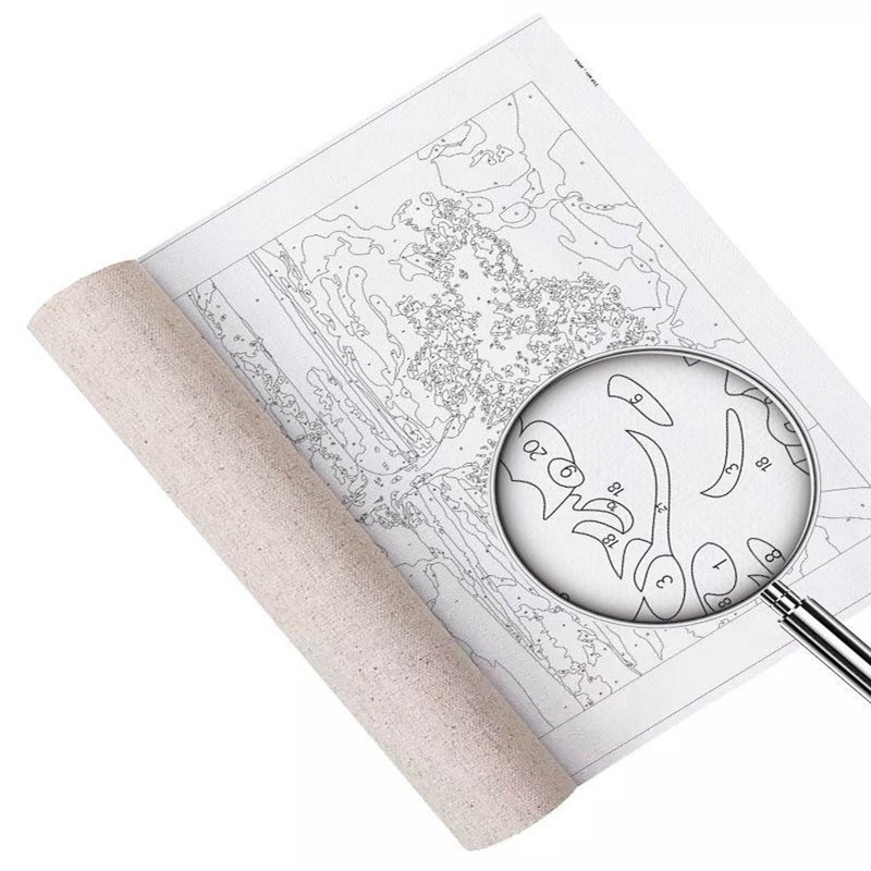 速发数字油画手绘风景Shopify速卖通EWIS